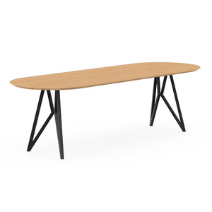 Henk Dining Table - Flat Oval - Natural Oak | Do Shop 