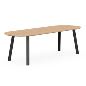 Henk Dining Table - Flat Oval - Natural Oak | Do Shop 