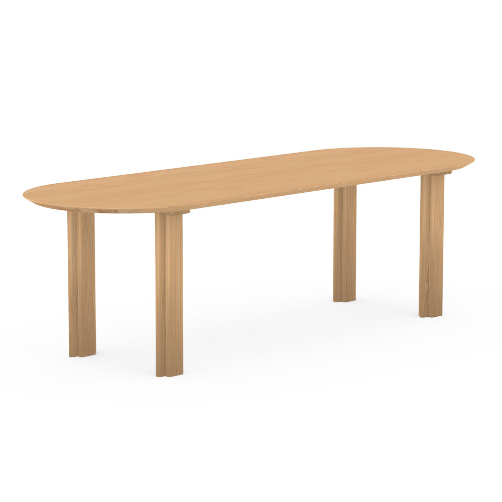 Henk Dining Table - Flat Oval - Natural Oak | Do Shop 