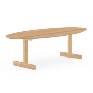 Henk Dining Table - Oval - Natural Oak | Do Shop 