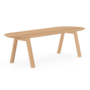 Henk Dining Table - Flat Oval - Natural Oak | Do Shop 