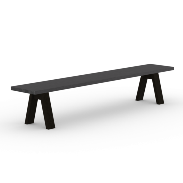 Henk Dining Bench - Rectangular - Stained Oak | Do Shop 