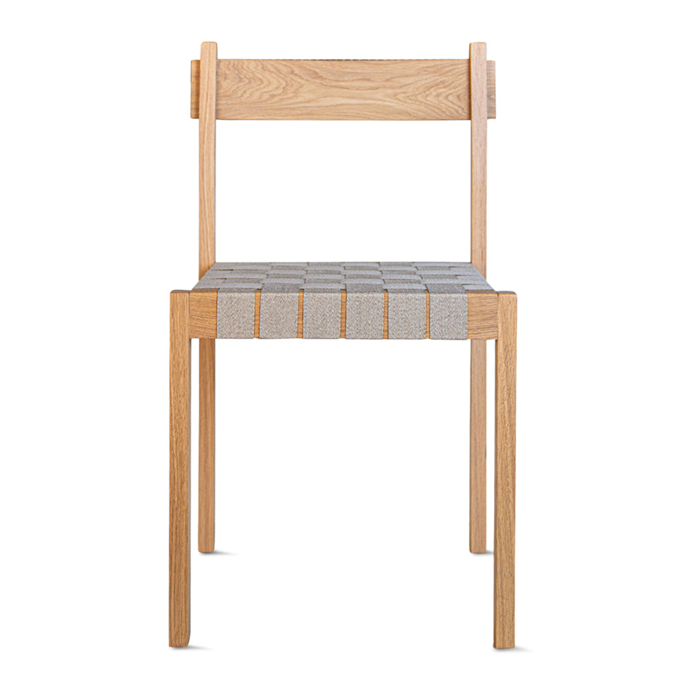 Thibault Dining Chair with Linen Webbing Straps Seat by Eberhart | Do Shop