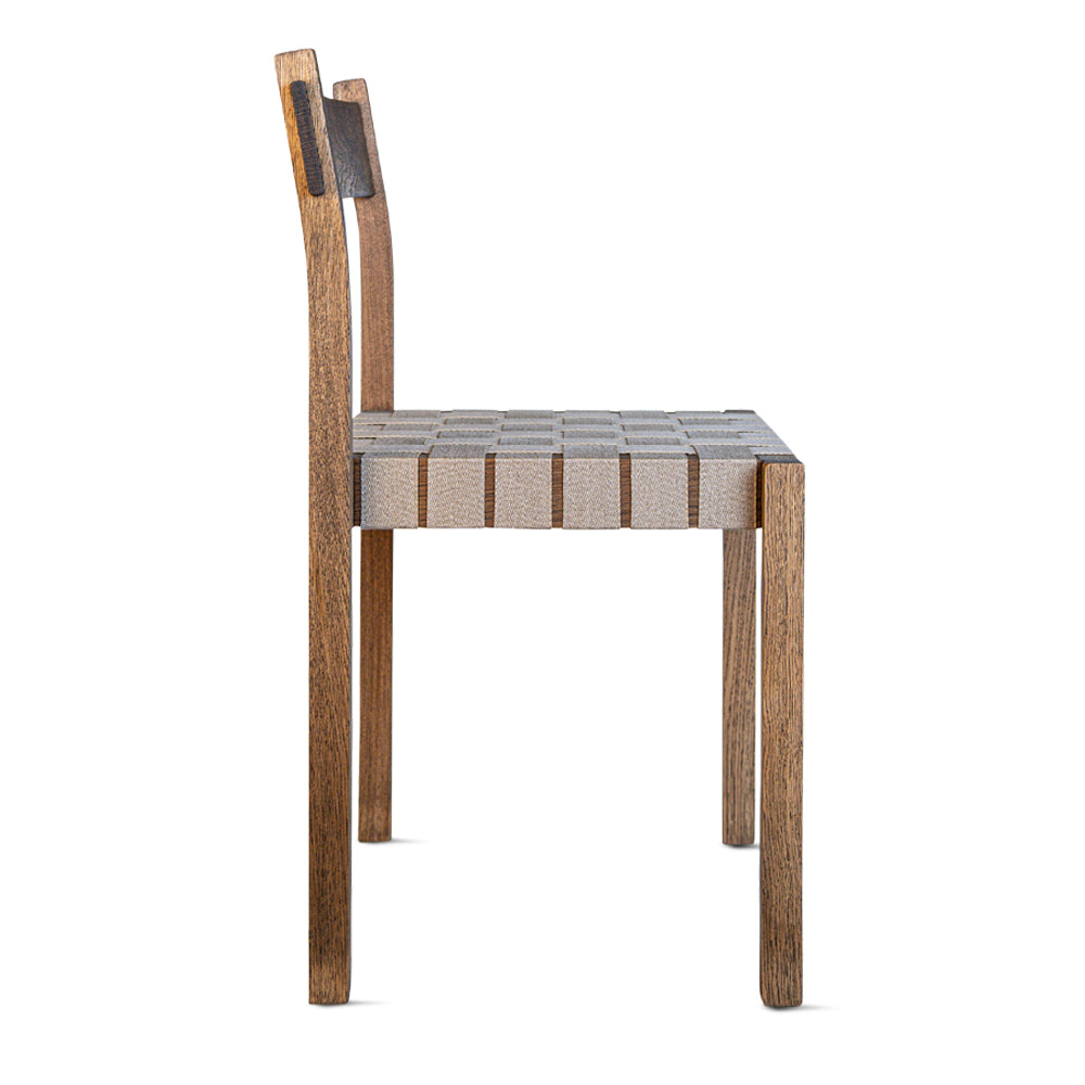 Thibault Dining Chair with Linen Webbing Straps Seat by Eberhart | Do Shop