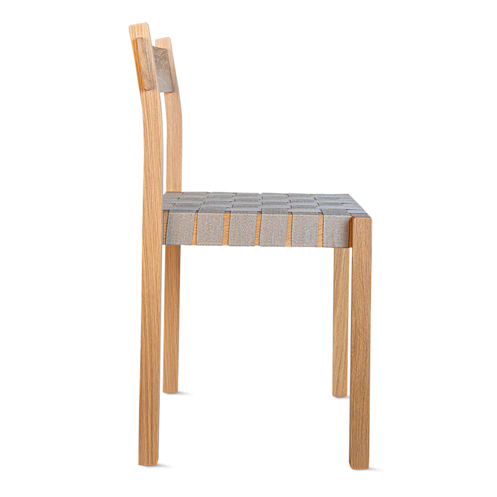 Thibault Dining Chair with Linen Webbing Straps Seat by Eberhart | Do Shop