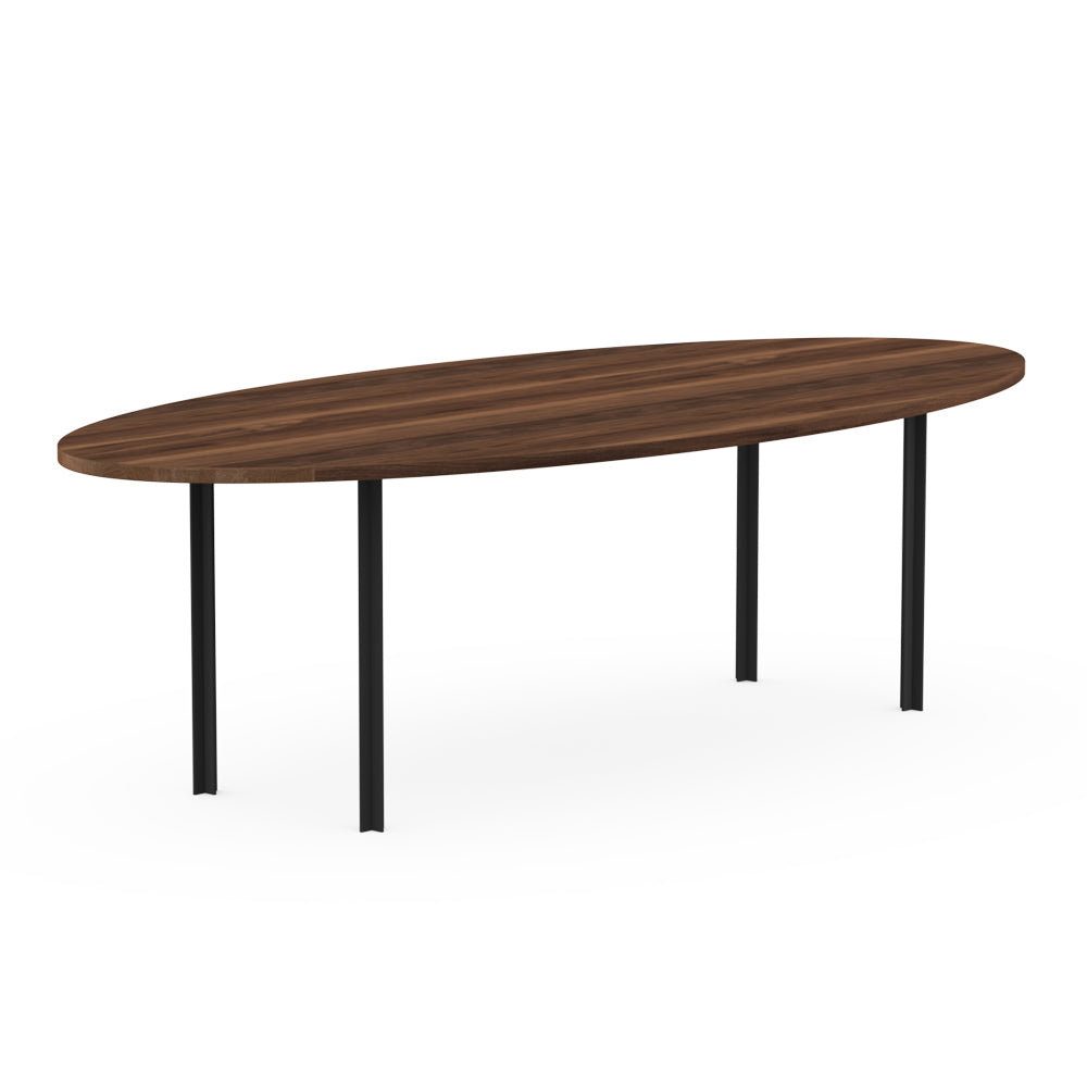 Henk Dining Table - Oval - Natural Walnut