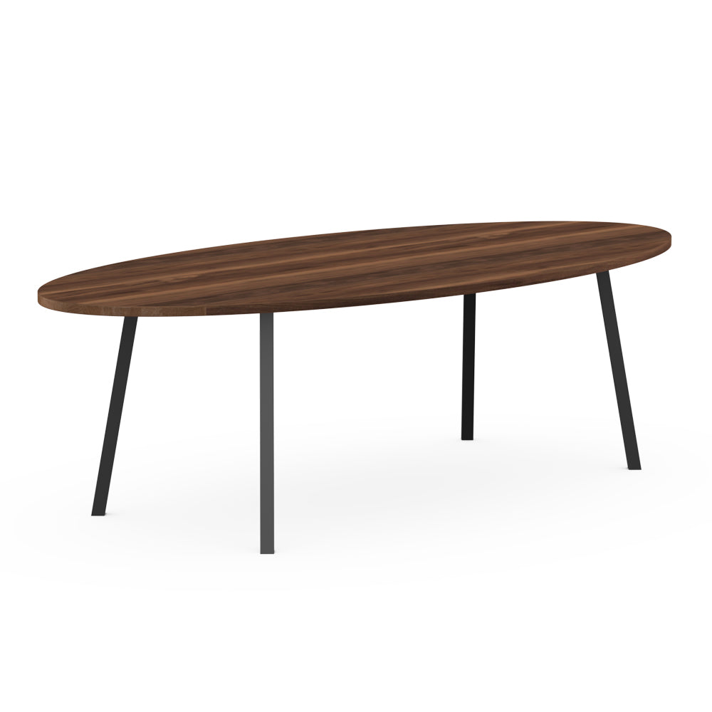 Henk Dining Table - Oval - Natural Walnut