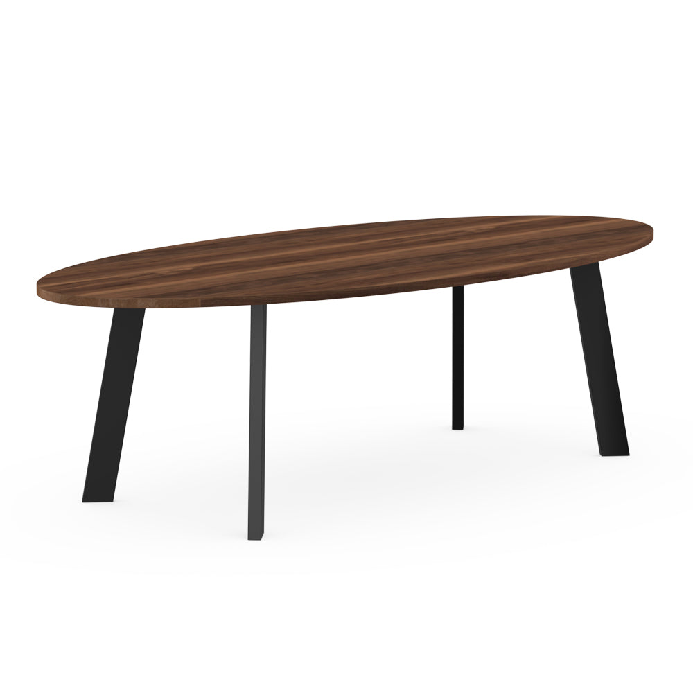 Henk Dining Table - Oval - Natural Walnut