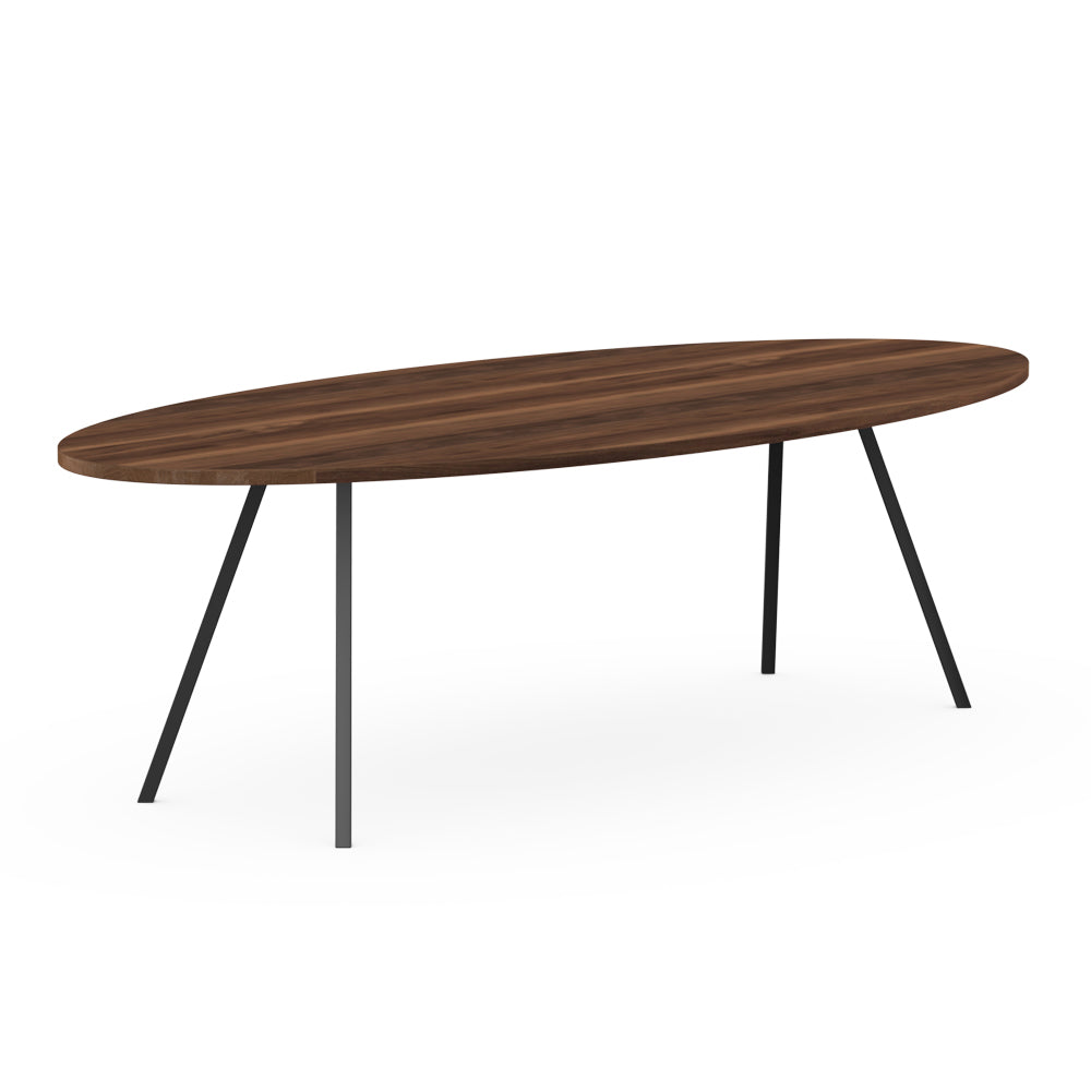 Henk Dining Table - Oval - Natural Walnut