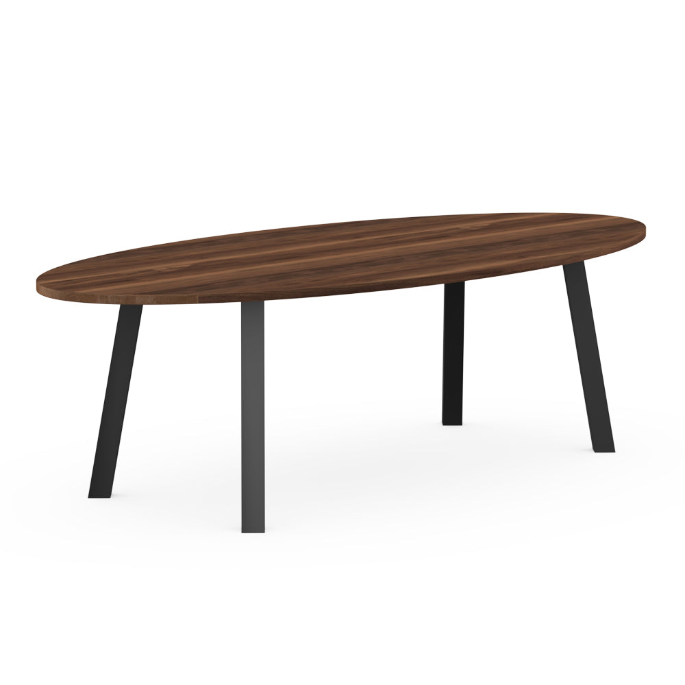 Henk Dining Table - Oval - Natural Walnut