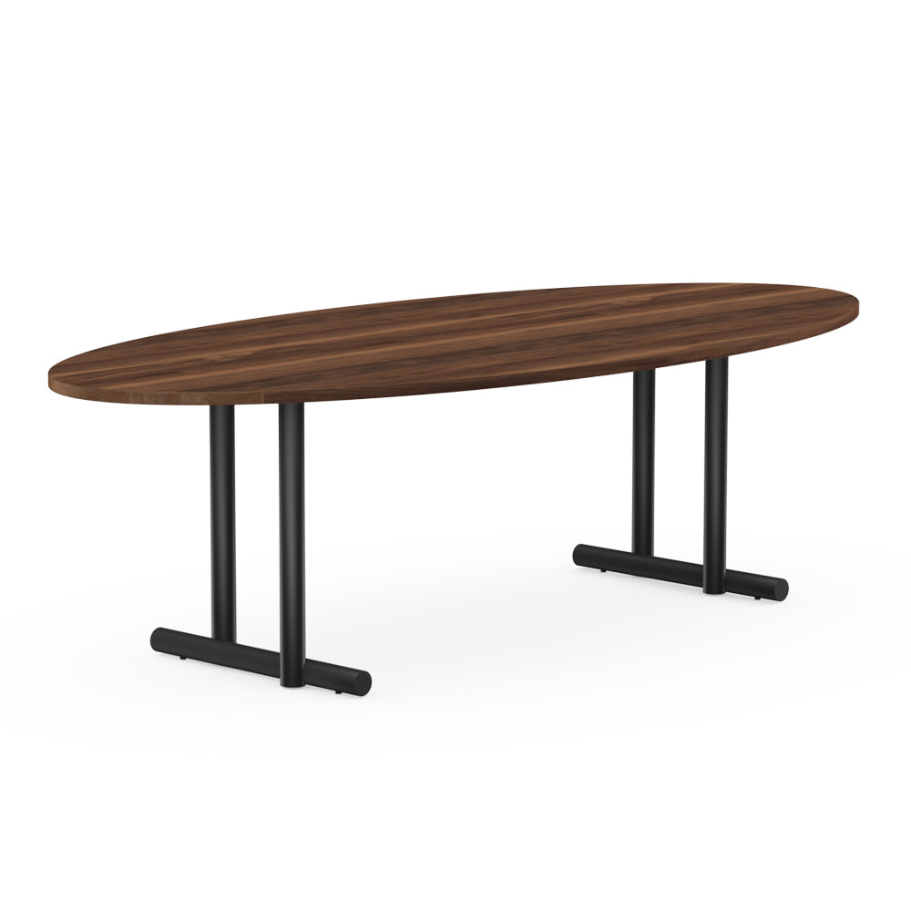 Henk Dining Table - Oval - Natural Walnut