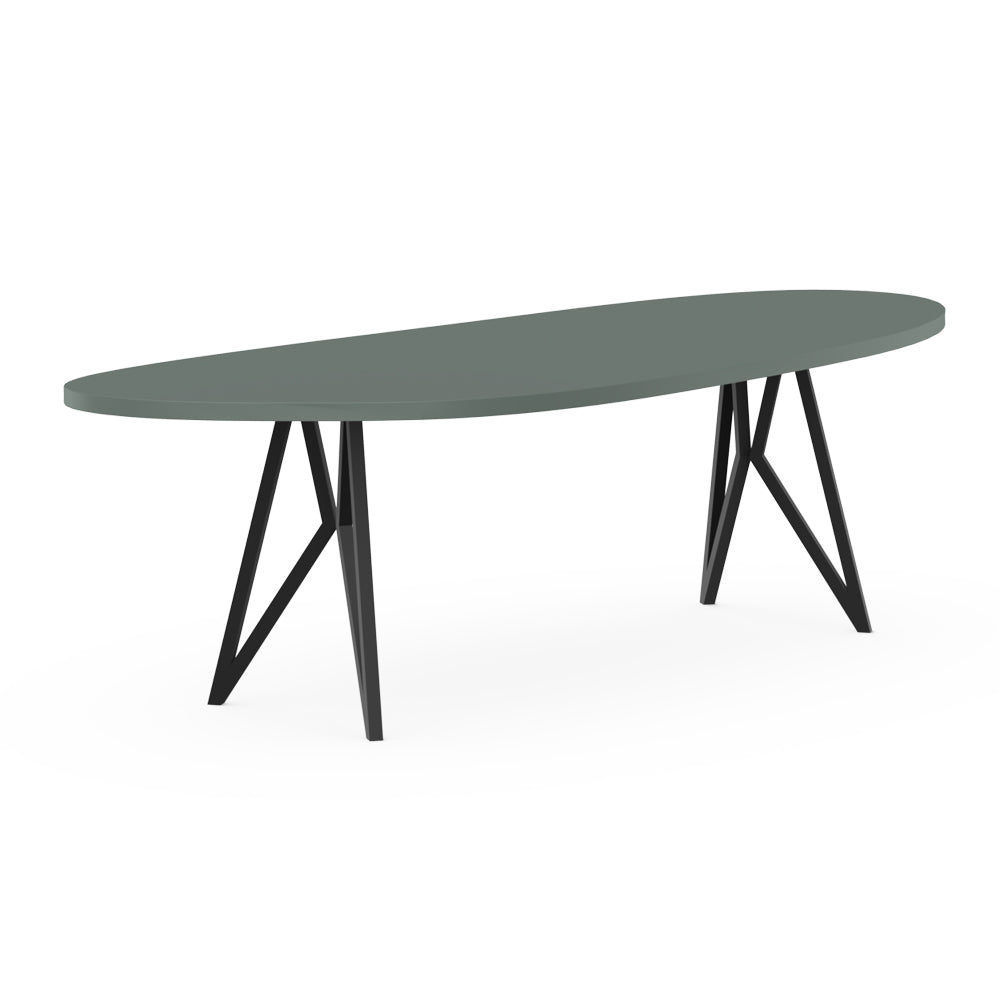 Henk Dining Table - Oval - HPL Fenix Laminate | Do Shop 