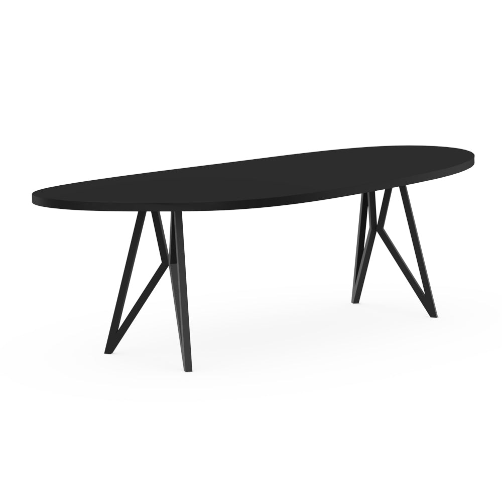 Henk Dining Table - Oval - HPL Fenix Laminate | Do Shop 