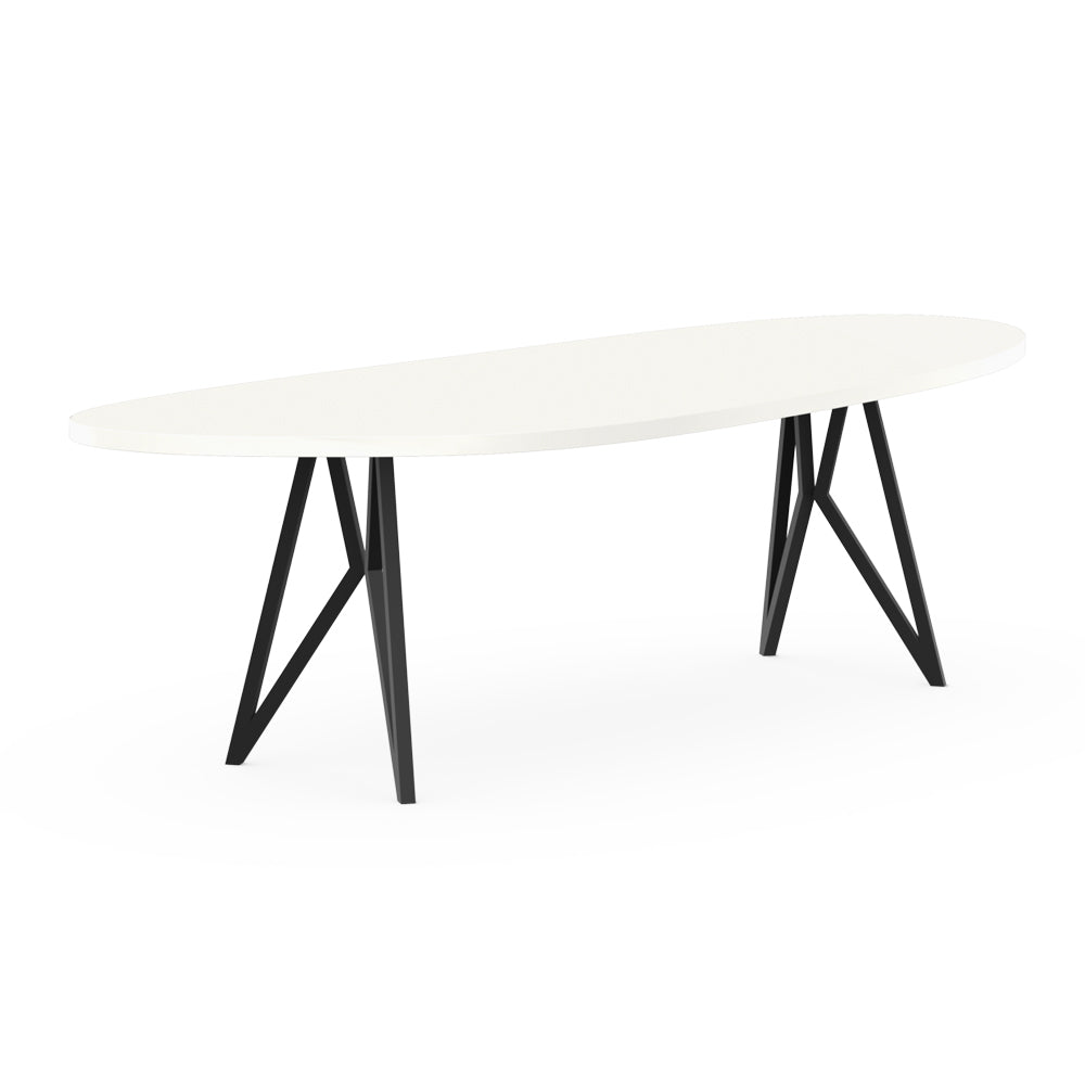 Henk Dining Table - Oval - HPL Fenix Laminate | Do Shop 