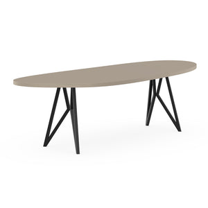 Henk Dining Table - Oval - HPL Fenix Laminate | Do Shop 