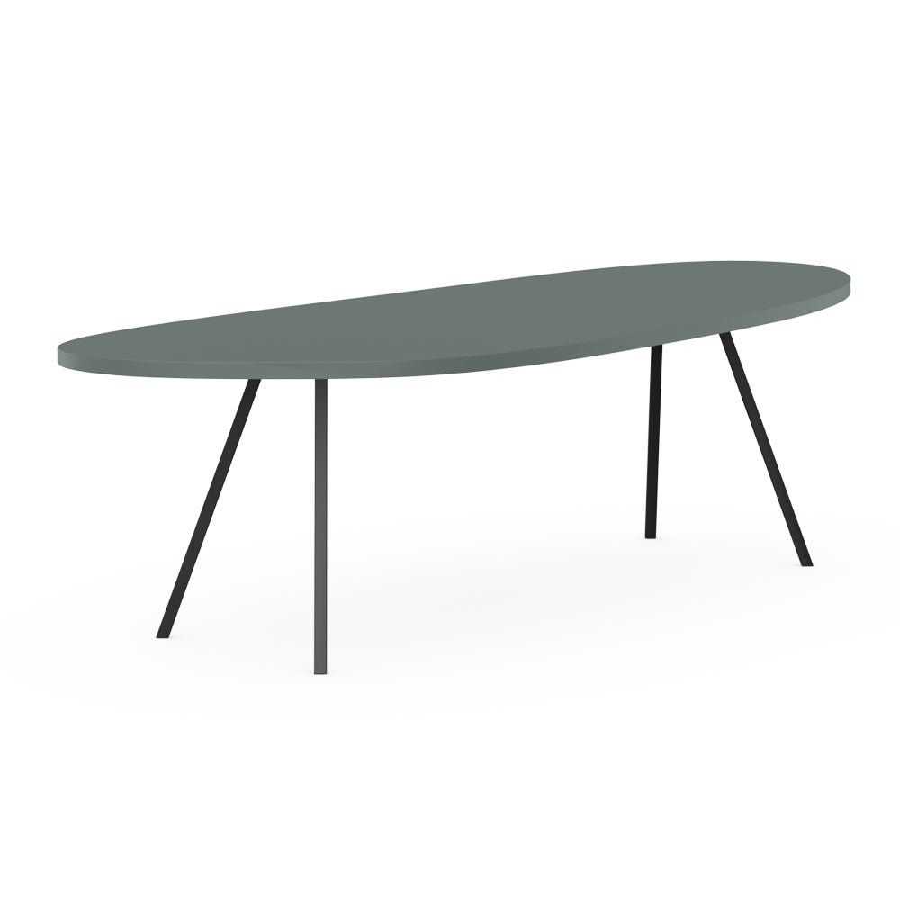 Henk Dining Table - Oval - HPL Fenix Laminate | Do Shop 