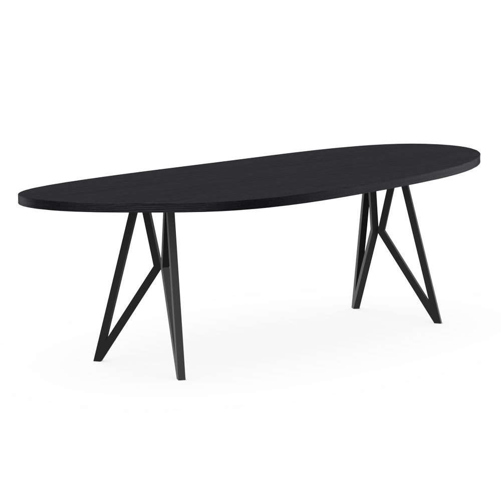 Henk Dining Table - Blob - Stained Oak | Do Shop 