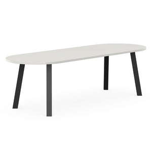 Henk Dining Table - Flat Oval - HPL Fenix Laminate | Do Shop 