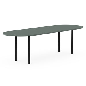 Henk Dining Table - Flat Oval - HPL Fenix Laminate | Do Shop 