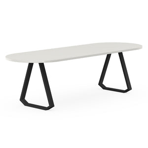 Henk Dining Table - Flat Oval - HPL Fenix Laminate | Do Shop 