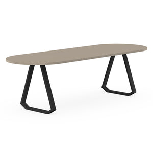 Henk Dining Table - Flat Oval - HPL Fenix Laminate | Do Shop 