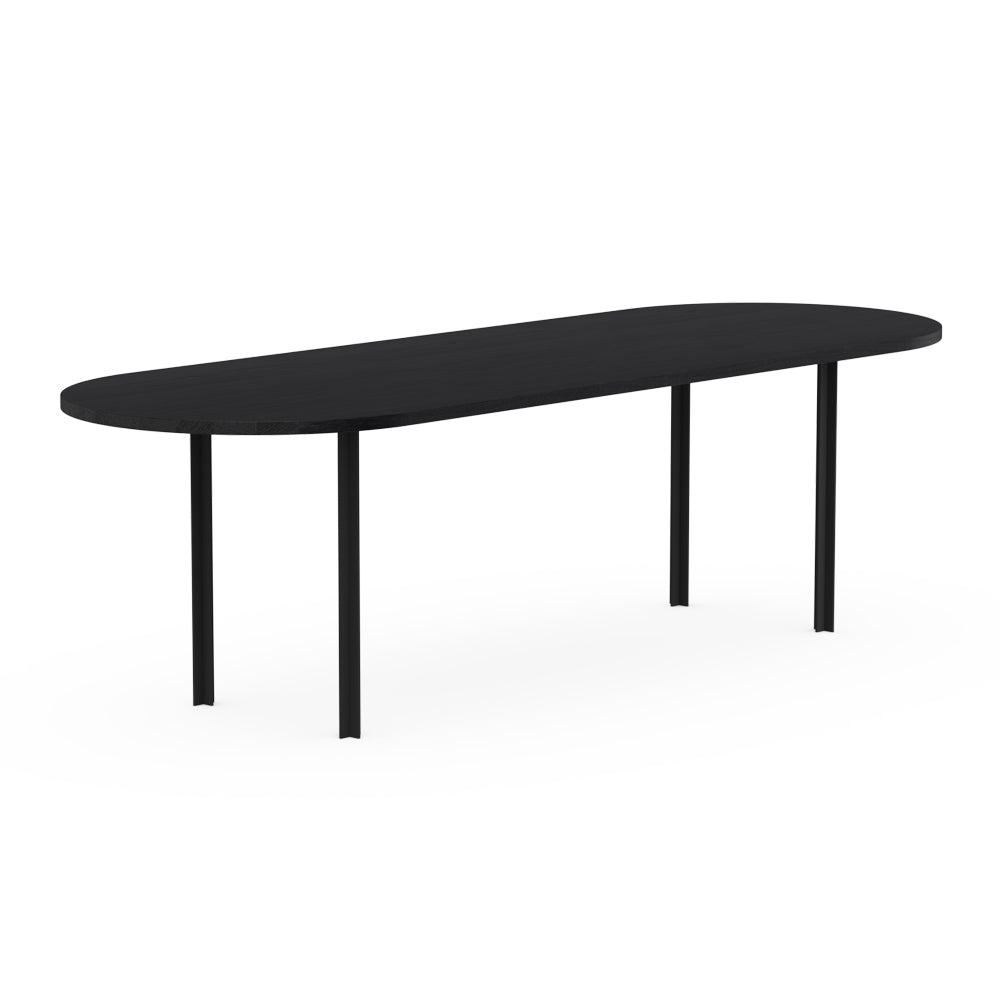 Henk Dining Table - Flat Oval - Stained Oak | Do Shop 