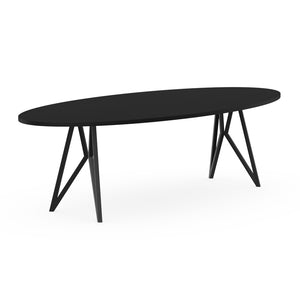 Henk Dining Table - Oval - HPL Fenix Laminate | Do Shop 