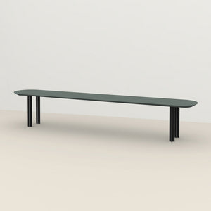 Henk Dining Bench - Flat Oval - HPL Fenix Laminate | Do Shop 