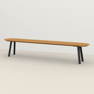 Henk Dining Bench - Flat Oval - Natural Oak | Do Shop 