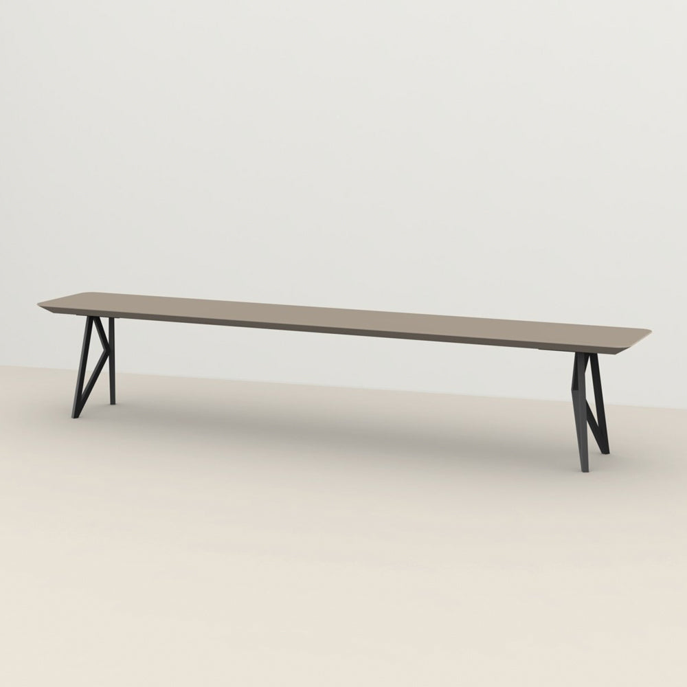 Henk Dining Bench - Rectangular - HPL Fenix Laminate | Do Shop 