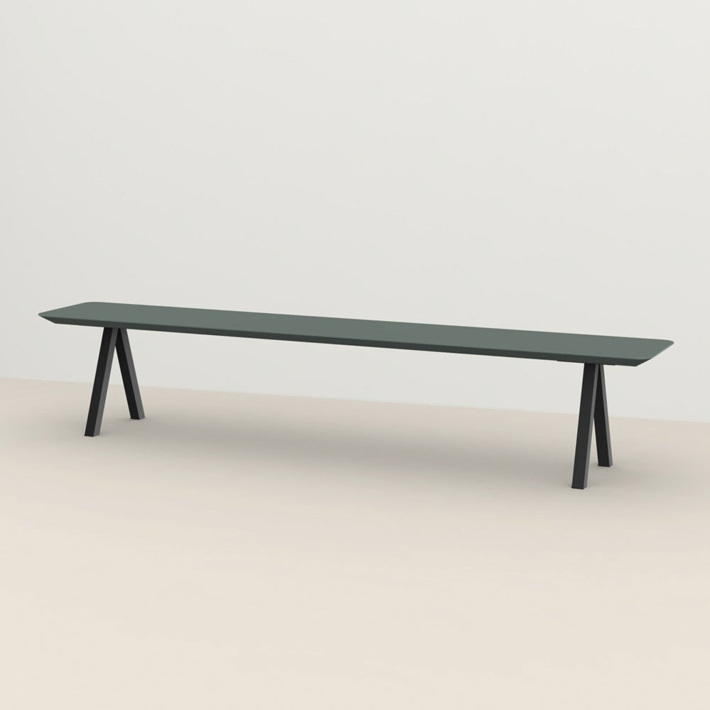 Henk Dining Bench - Rectangular - HPL Fenix Laminate | Do Shop 