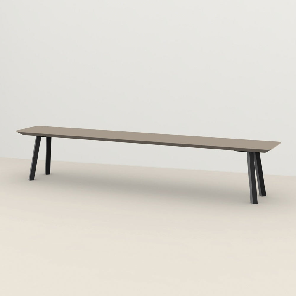 Henk Dining Bench - Rectangular - HPL Fenix Laminate | Do Shop 