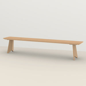 Henk Dining Bench - Rectangular - Natural Oak | Do Shop 