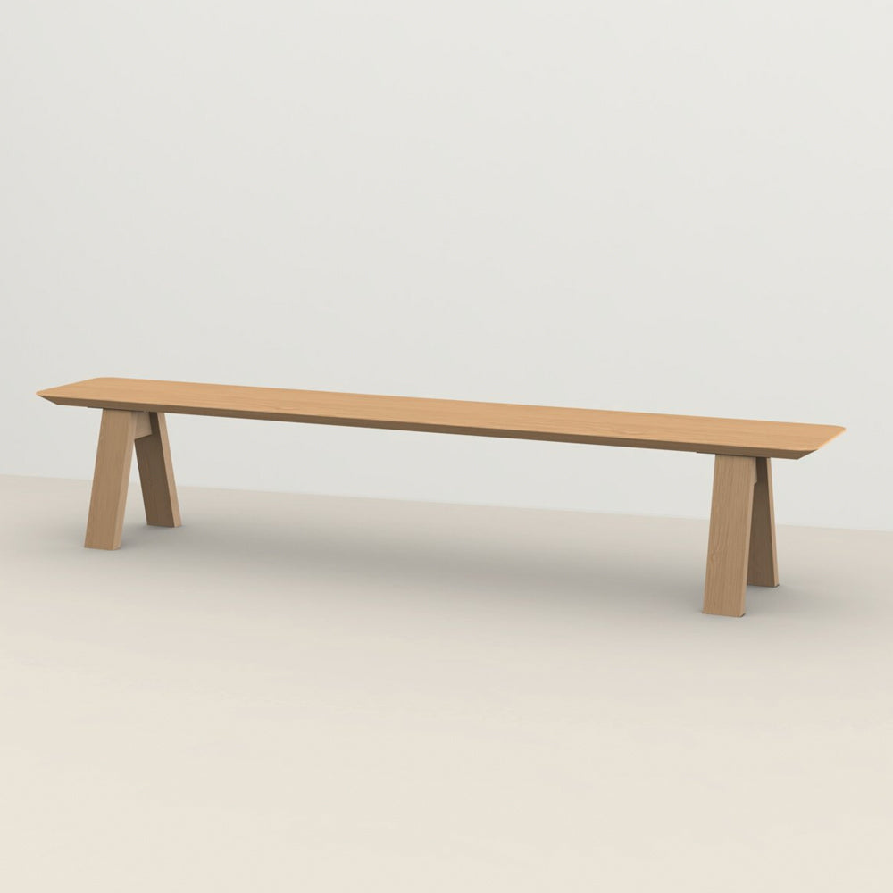 Henk Dining Bench - Rectangular - Natural Oak | Do Shop 