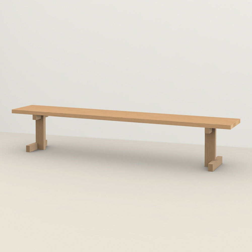 Henk Dining Bench - Rectangular - Natural Oak | Do Shop 