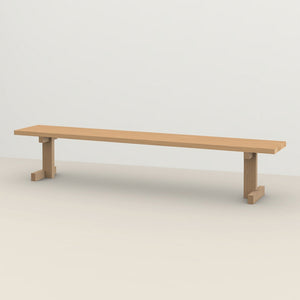 Henk Dining Bench - Rectangular - Natural Oak | Do Shop 