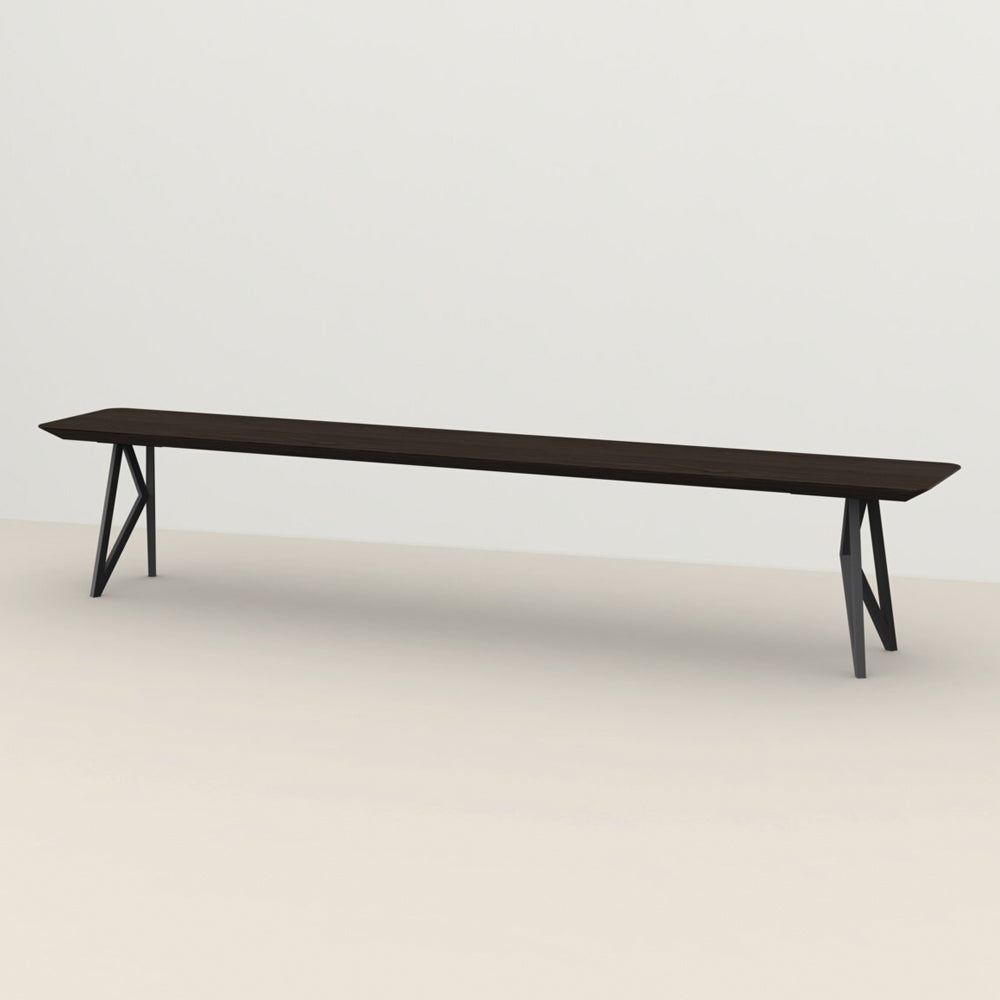 Henk Dining Bench - Rectangular - Stained Oak | Do Shop 