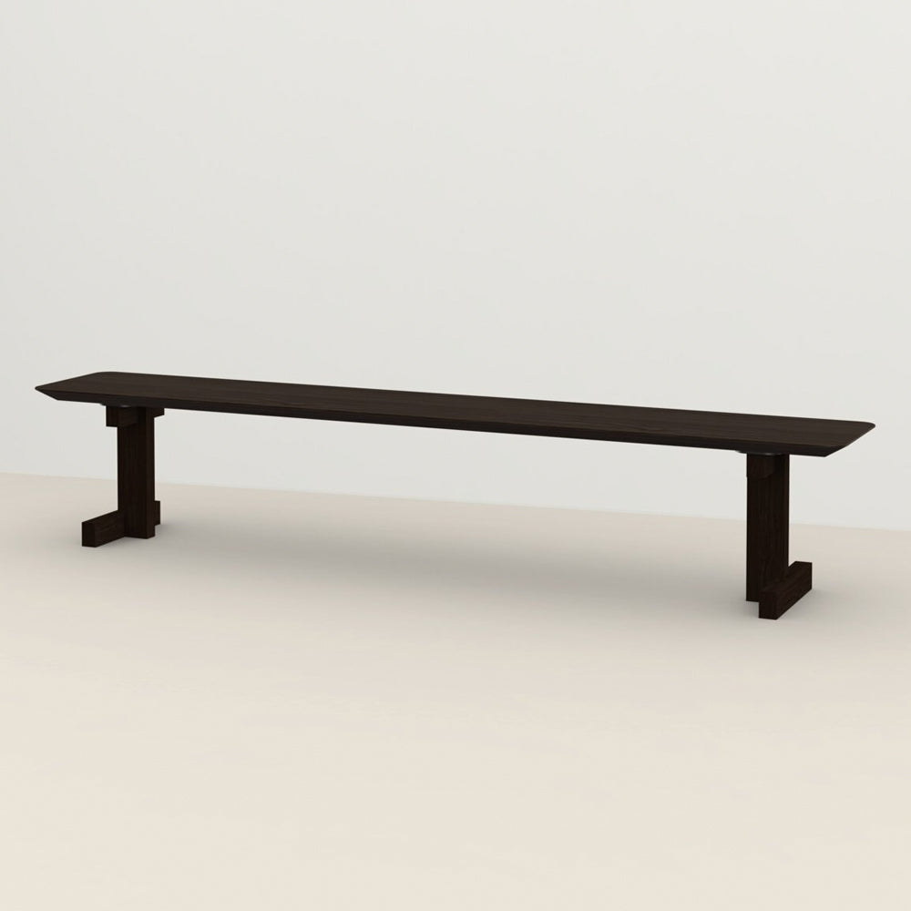 Henk Dining Bench - Rectangular - Stained Oak | Do Shop 