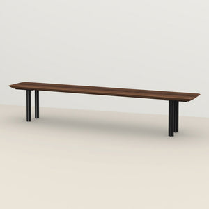 Henk Dining Bench - Rectangular - Natural Walnut | Do Shop 