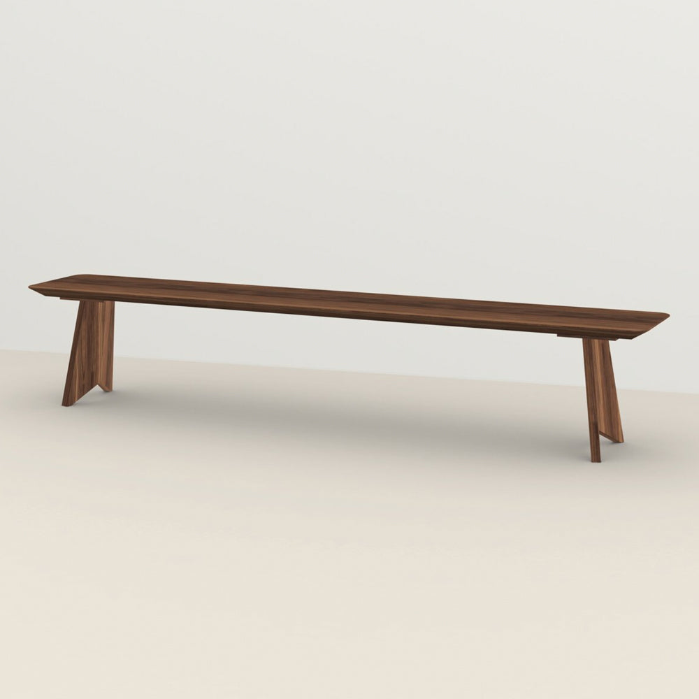 Henk Dining Bench - Rectangular - Natural Walnut | Do Shop \