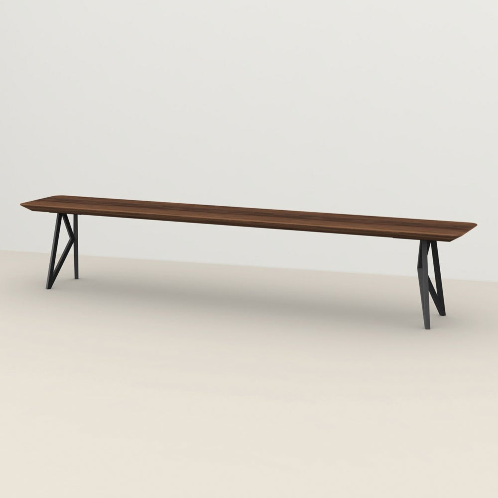 Henk Dining Bench - Rectangular - Natural Walnut | Do Shop 