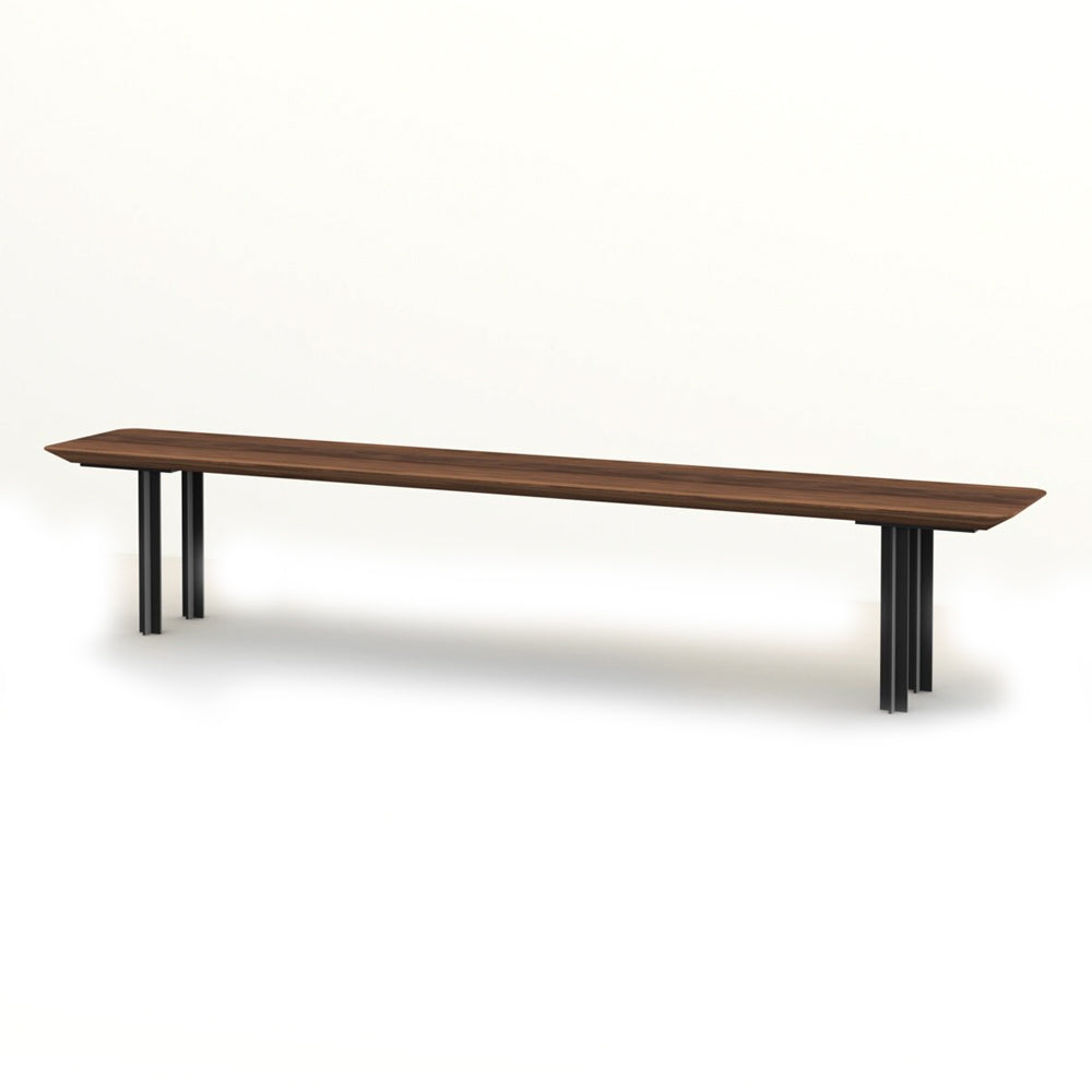 Henk Dining Bench - Rectangular - Natural Walnut | Do Shop 