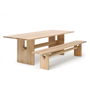 Snoop Dining Table - Same Wood Combination for Table and Beam by Woak | Do Shop