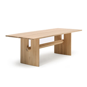 Snoop Dining Table - Same Wood Combination for Table and Beam by Woak | Do Shop