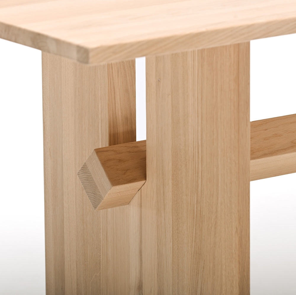 Snoop Dining Table - Same Wood Combination for Table and Beam by Woak | Do Shop