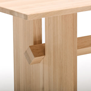 Snoop Dining Table - Same Wood Combination for Table and Beam by Woak | Do Shop