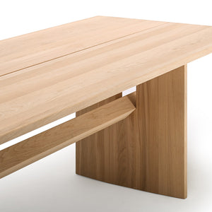 Snoop Dining Table - Same Wood Combination for Table and Beam by Woak | Do Shop