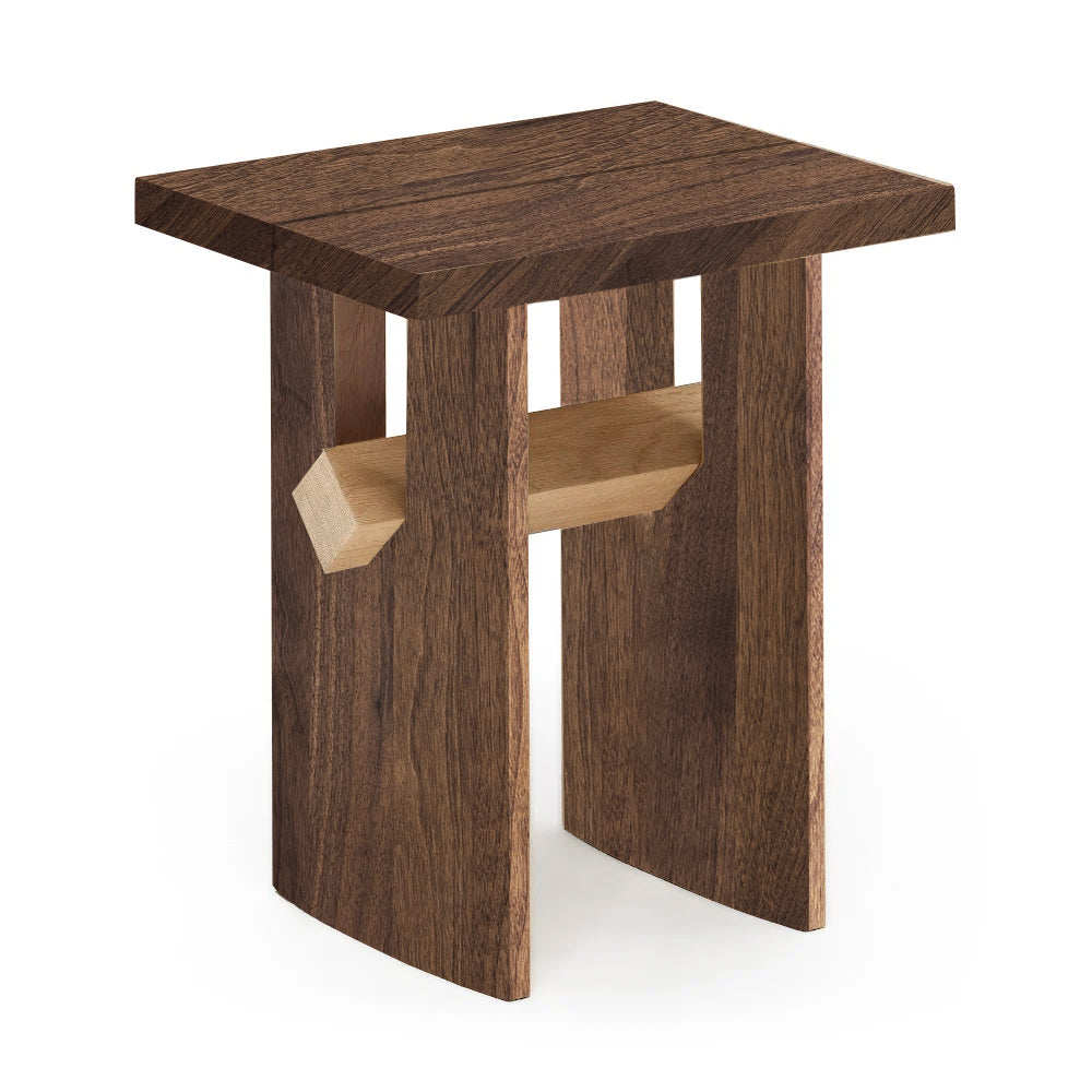 Snoop Stool - Walnut Stool and Oak Beam by Woak | Do Shop