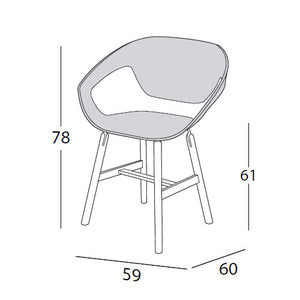 Vad Chair - Wood Base - Casamania - Do Shop